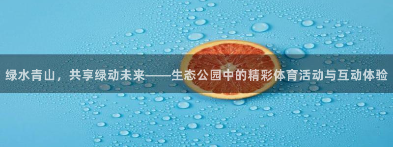 绿水青山，共享绿动未来——生态公园中的精彩体育活动与互动体验