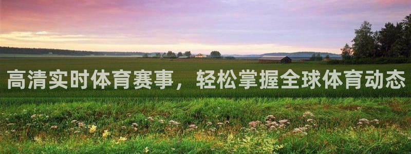 高清实时体育赛事，轻松掌握全球体育动态